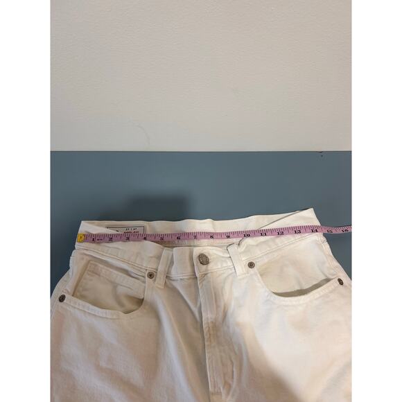 GAP Women's White Barrel Leg Jeans - Picture 5 of 7